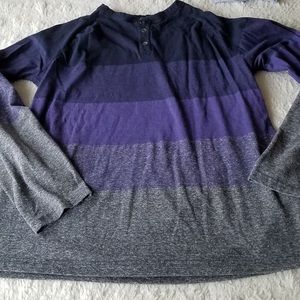 GUC size large long sleeve shirt Purple gray